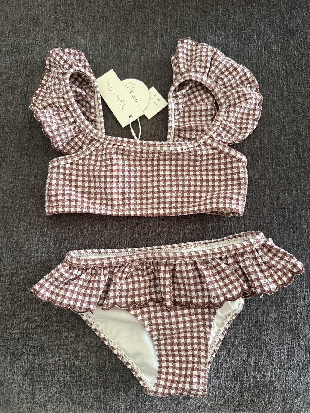 Rylee + Cru Chocolate Houndstooth